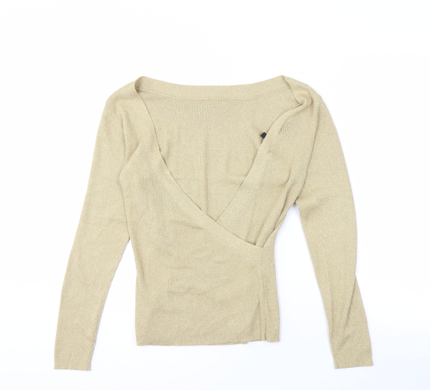 Jaeger Women's Beige Wrap Jumper, Size L