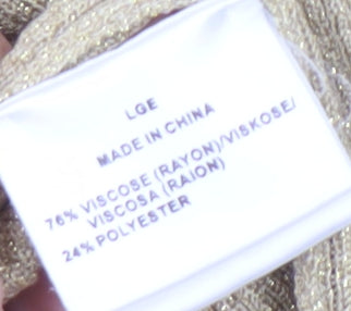 Jaeger Women's Beige Wrap Jumper, Size L