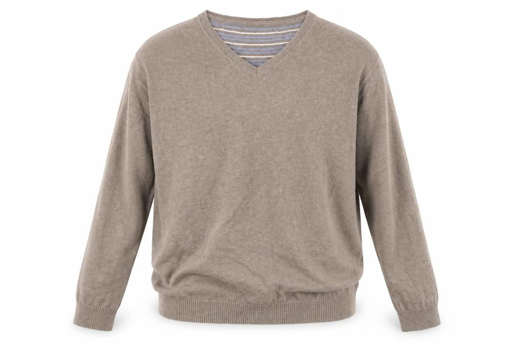 Mens UK Size L Jeff Banks Brown Pullover Jumper