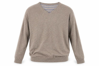 Mens UK Size L Jeff Banks Brown Pullover Jumper