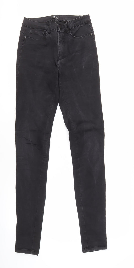 Mens UK Size M Only Slim Fit Skinny Black Jeans