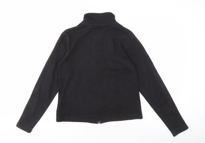 Fila Black Unisex Adults Fleece Jacket Size 12