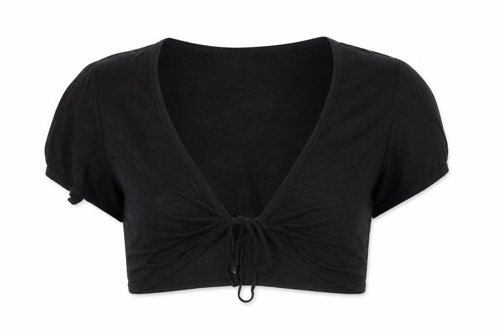 Womens UK Size 16 Laura Ashley Black Shrug Jumper