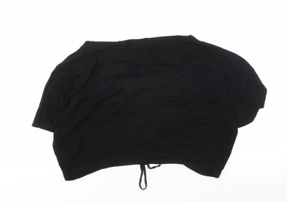 Womens UK Size 16 Laura Ashley Black Shrug Jumper