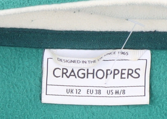 Unisex Adults UK Size M Craghoppers Green Full Zip Sweatshirt