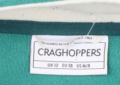Unisex Adults UK Size M Craghoppers Green Full Zip Sweatshirt
