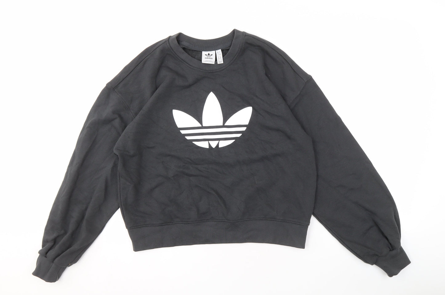 Adidas Women's Black Pullover Sweatshirt Size 8