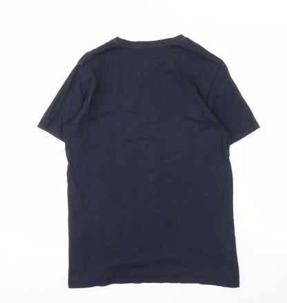 Mens UK Size M JACK & JONES Blue  T-Shirt