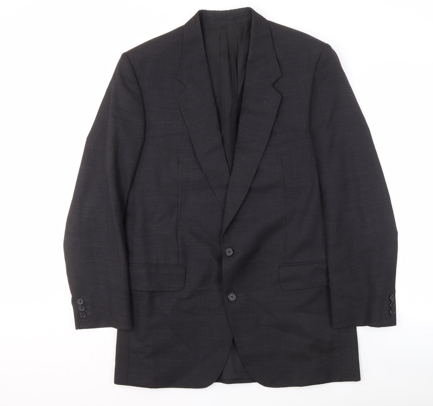 Mens UK Size 40 Crombie Regular Grey Suit Jacket
