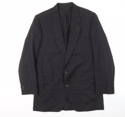 Mens UK Size 40 Crombie Regular Grey Suit Jacket
