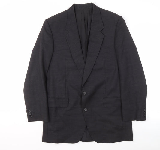 Mens UK Size 40 Crombie Regular Grey Suit Jacket