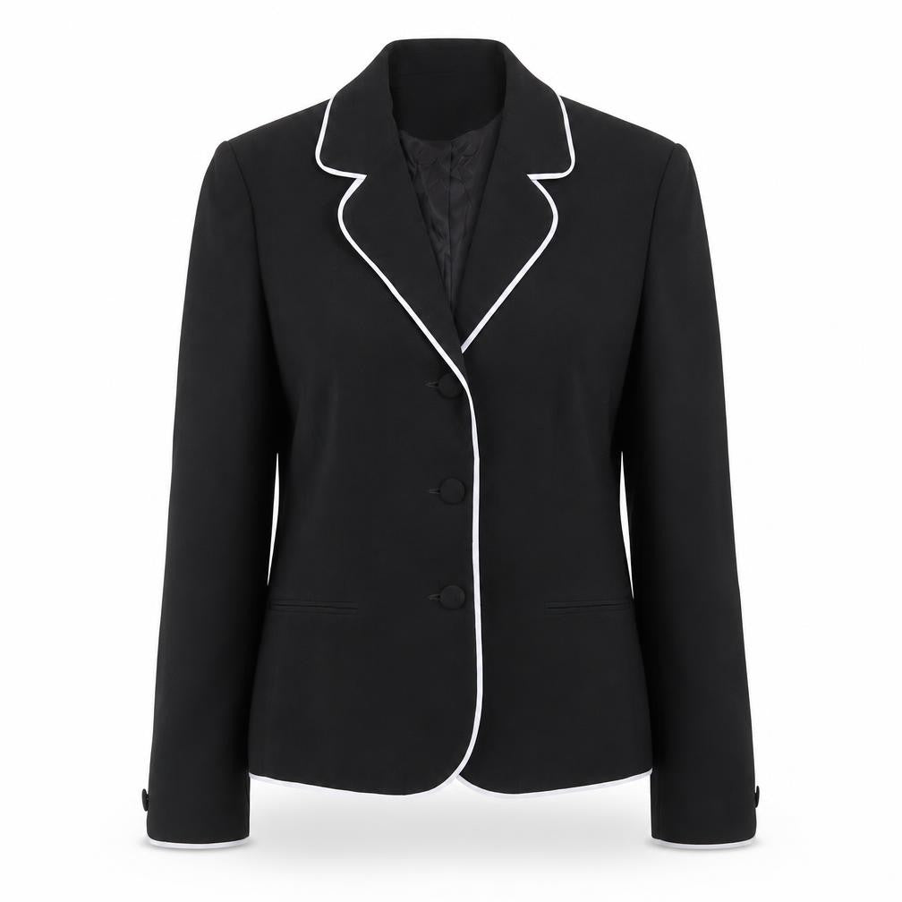 Womens UK Size 10 Laura Ashley Regular Black Blazer
