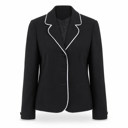 Womens UK Size 10 Laura Ashley Regular Black Blazer