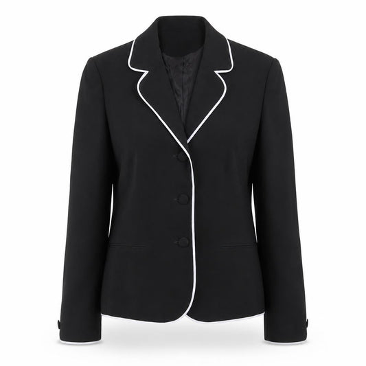 Womens UK Size 10 Laura Ashley Regular Black Blazer