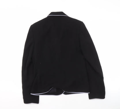Womens UK Size 10 Laura Ashley Regular Black Blazer