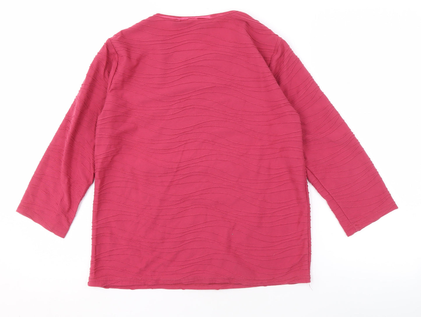 Womens UK Size S Honor Millburn Red Basic T-Shirt