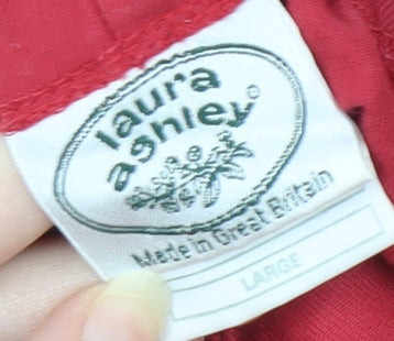 Laura Ashley Red Women's Sweatpants Size L