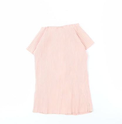 Firetrap Girls Pink Striped Button Shirt - 13 Years