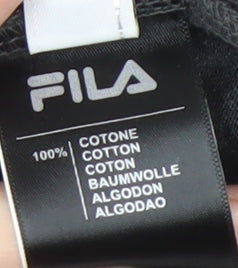 Fila Boys Grey Logo T-Shirt, Short Sleeve, Size L