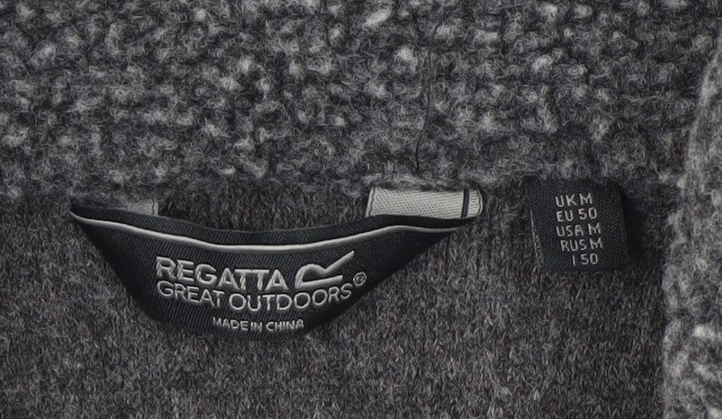 Mens UK Size M Regatta Grey Henley Sweatshirt