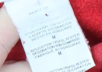 Champion Women's Red Pullover Hoodie, M, Hooded Logo