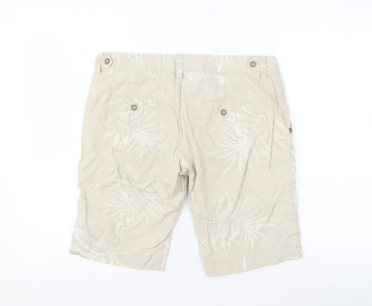 Roxy Unisex Beige Floral Chino Shorts - Size 40 Casual