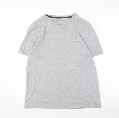 Tommy Hilfiger Men's Grey Crew Neck T-Shirt - Size M
