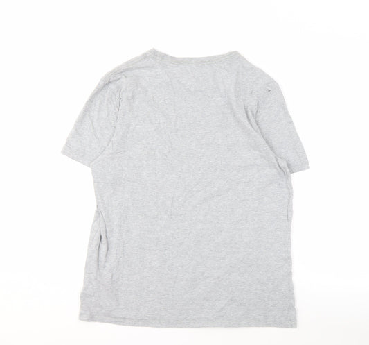 Tommy Hilfiger Men's Grey Crew Neck T-Shirt - Size M