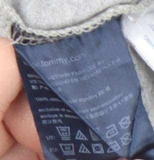 Tommy Hilfiger Men's Grey Crew Neck T-Shirt - Size M