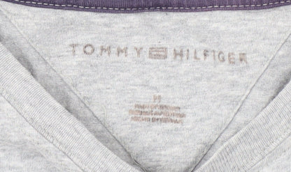 Tommy Hilfiger Men's Grey Crew Neck T-Shirt - Size M