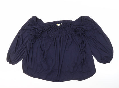 Womens UK Size 18 Boden Blue Tunic Blouse