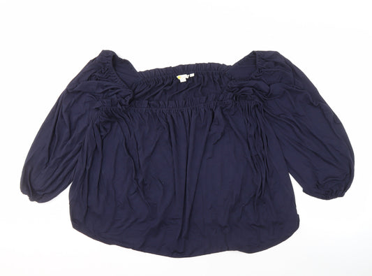 Womens UK Size 18 Boden Blue Tunic Blouse