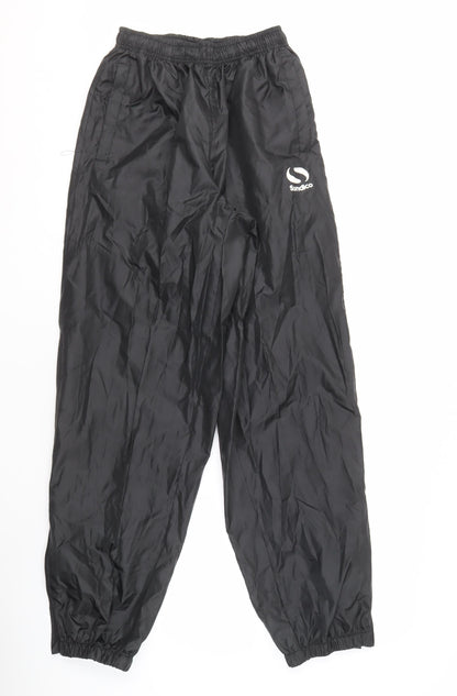 Sondico Men's Black Rain Trousers S Sports