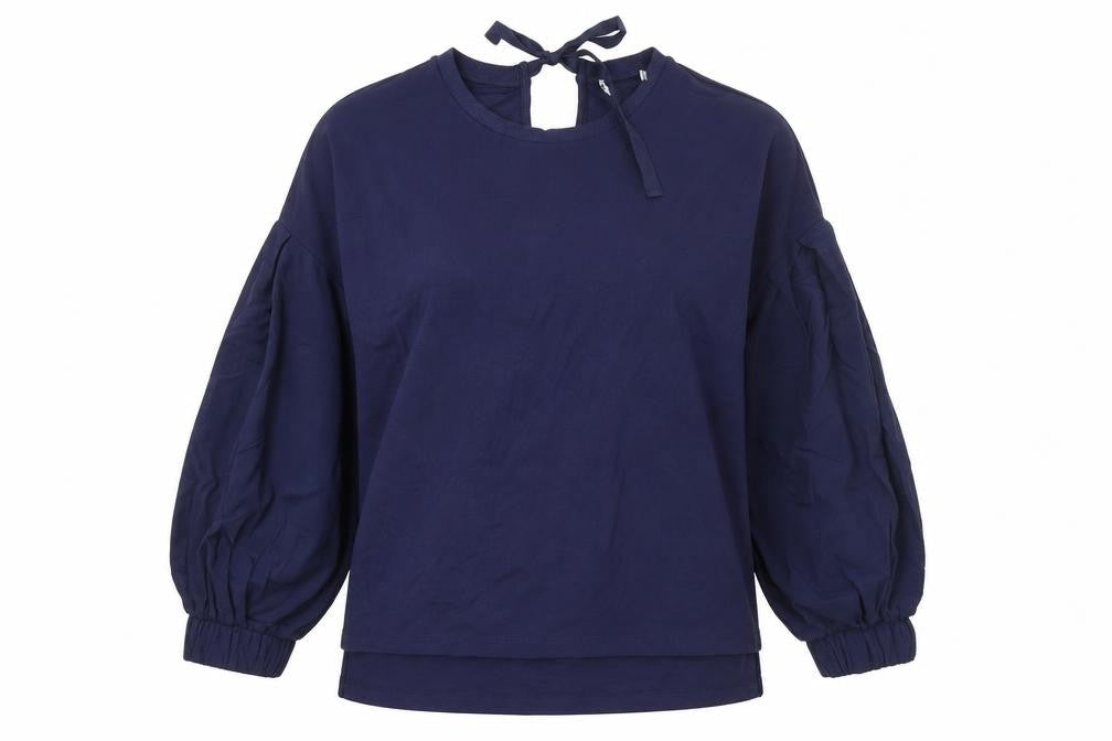 Womens UK Size 10 Jaeger Navy Basic Blouse