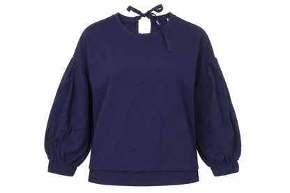 Womens UK Size 10 Jaeger Navy Basic Blouse