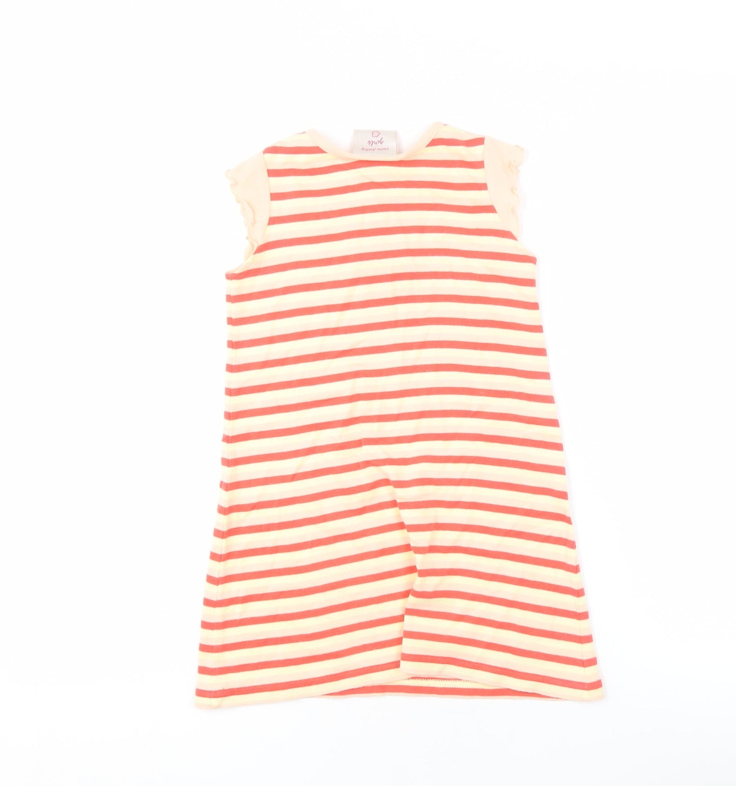 Laura Ashley Girls Multicoloured Striped Dress, Size 4 Years