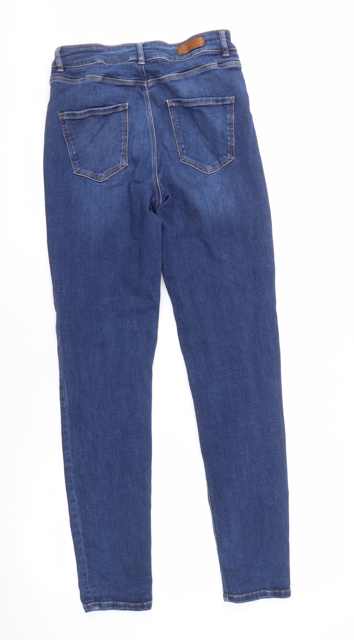 Massimo Dutti Men's Blue Straight Jeans Size 40