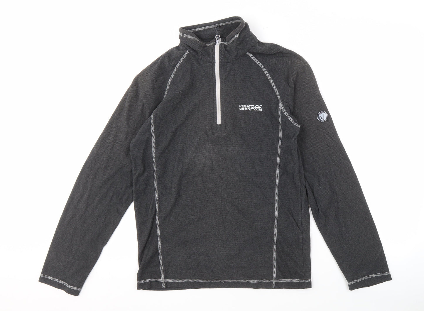 Mens UK Size S Regatta Great Outdoors Black Full Zip