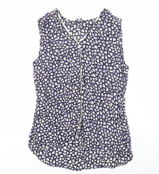 Womens UK Size 10 Jigsaw Multicoloured Basic Blouse