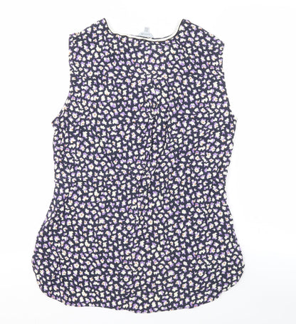 Womens UK Size 10 Jigsaw Multicoloured Basic Blouse