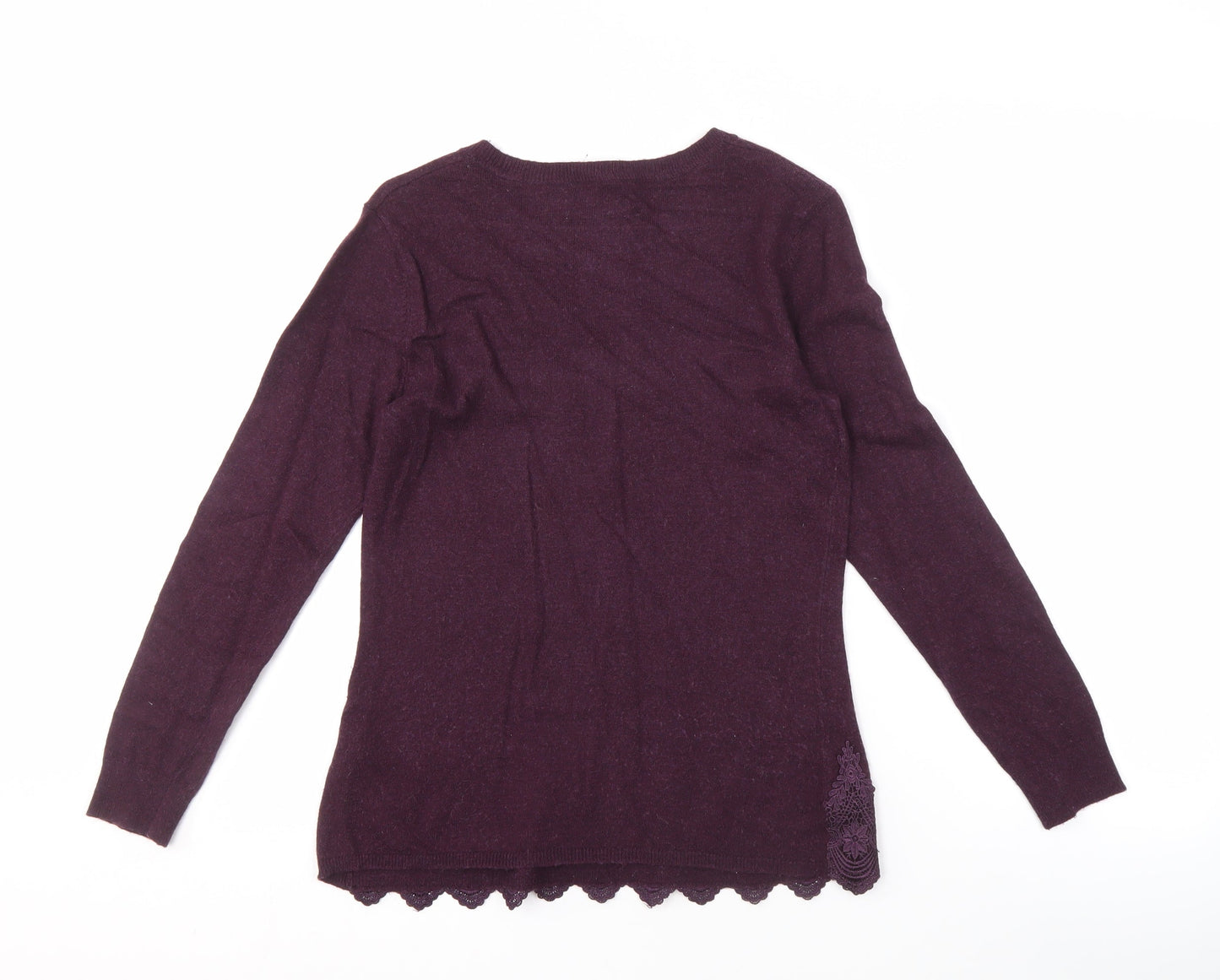 Womens UK Size 12 RJR JOHN ROCHA Purple Pullover Jumper