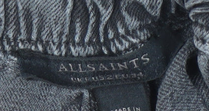AllSaints Women's Grey Cargo Jeans Size 6