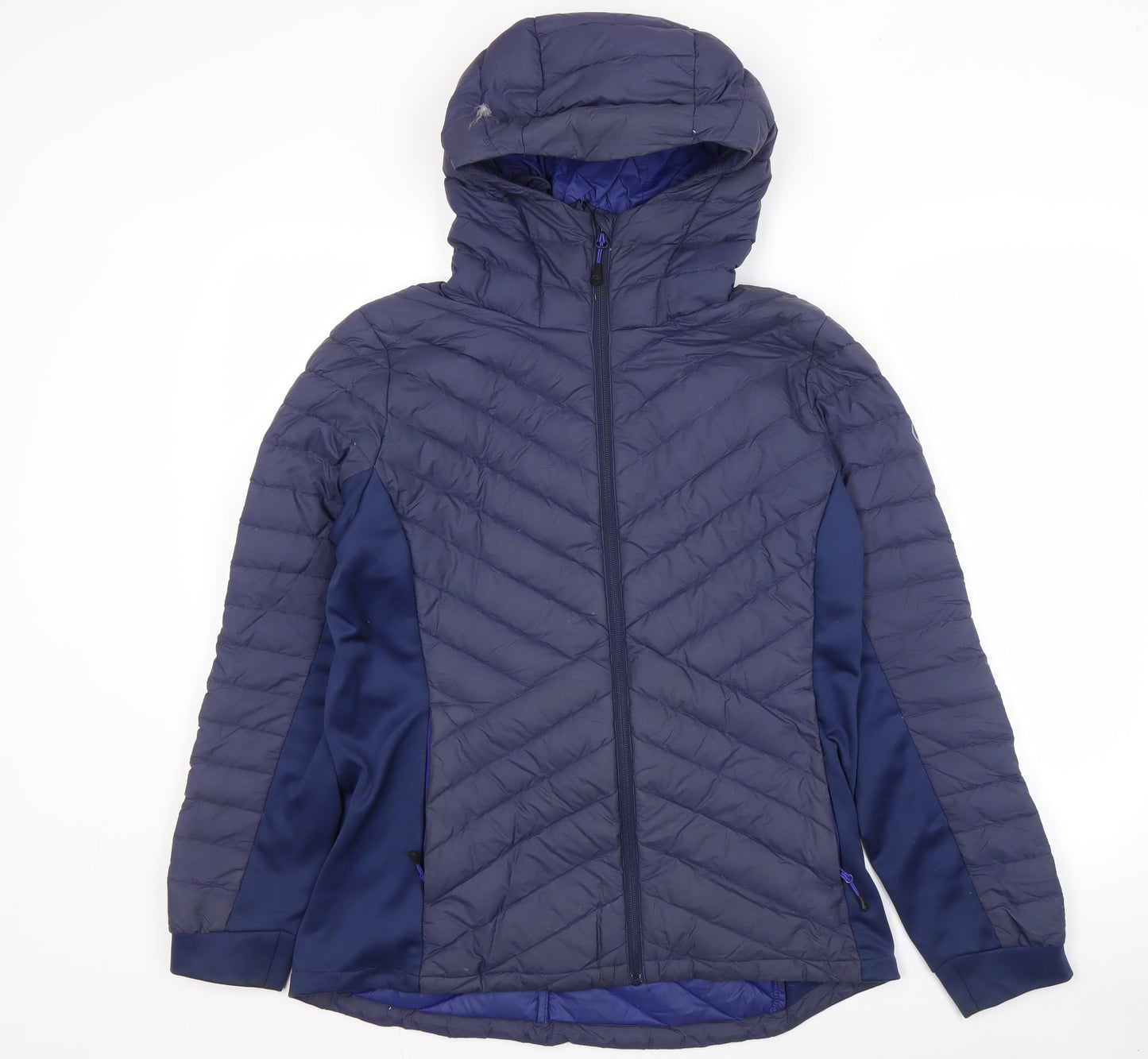 Womens UK Size 14 North Ridge Blue Puffer Jacket