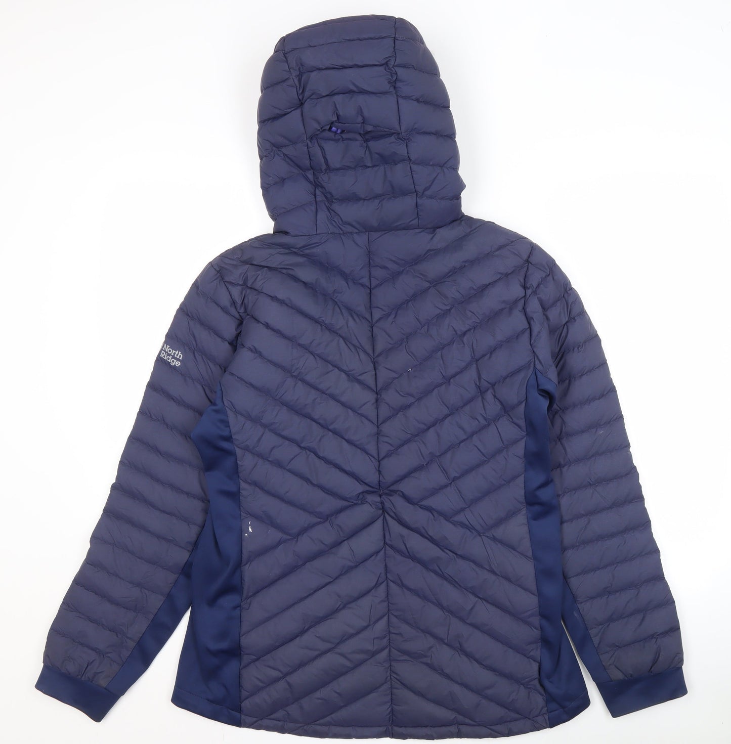 Womens UK Size 14 North Ridge Blue Puffer Jacket