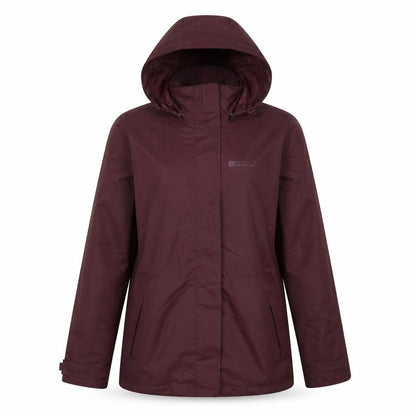 Womens UK Size 8 Mountain Warehouse Red Rain Coat