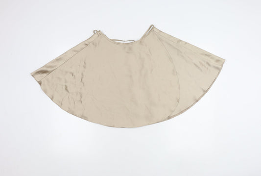 ASOS DESIGN Beige Wrap Skirt for Women, Size 12