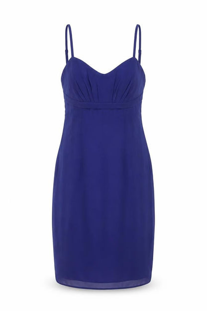 Louche Women's Blue Short Slip Dress, Size 12