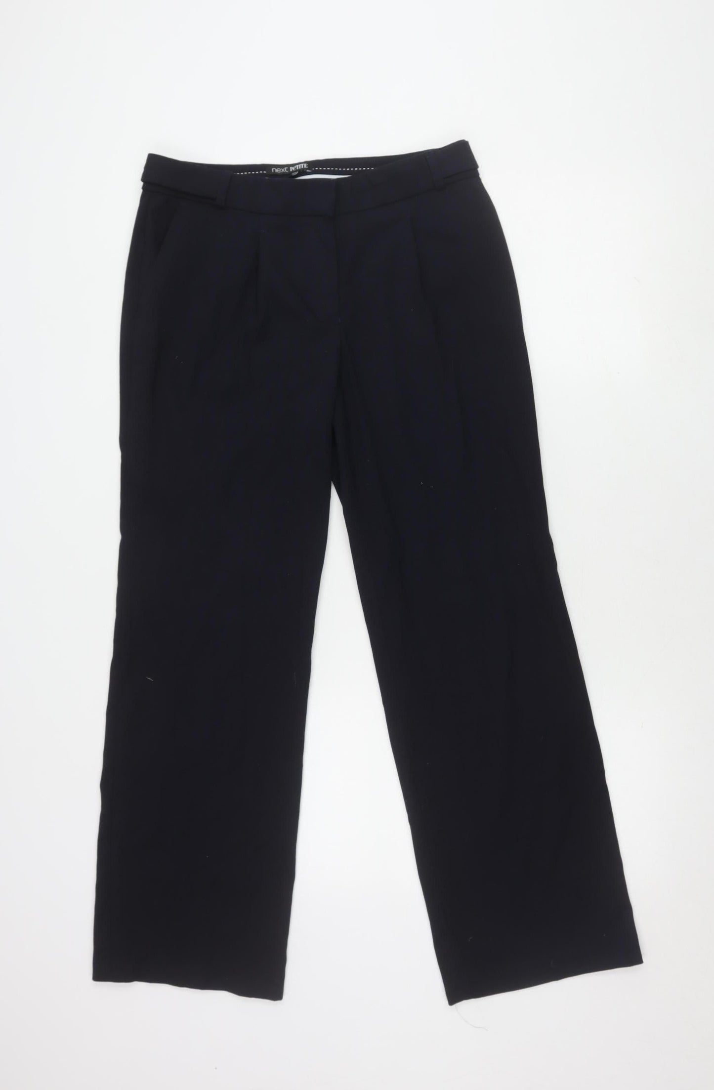 Womens UK Size 10 Plus NEXT Relaxed Fit  Blue Trousers