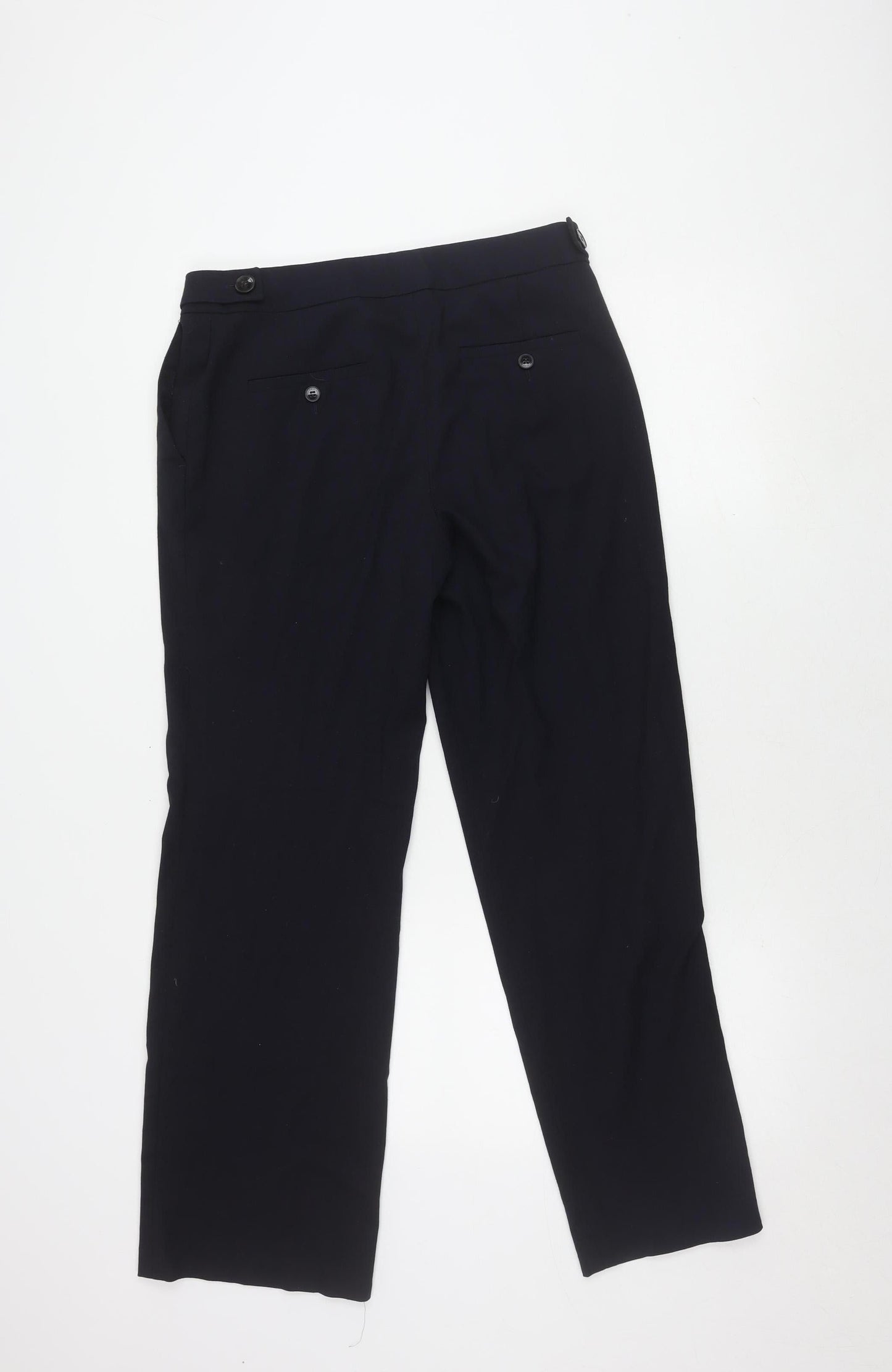 Womens UK Size 10 Plus NEXT Relaxed Fit  Blue Trousers