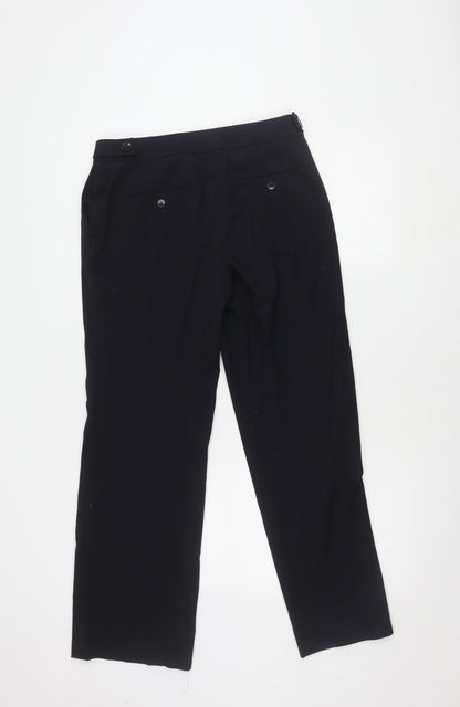 Womens UK Size 10 Plus NEXT Relaxed Fit  Blue Trousers
